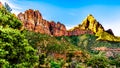 The Watchman peak in Zion National Park in Utah, USA Royalty Free Stock Photo