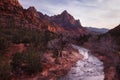 The Watchman in sunset, Zion National Park