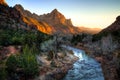 The Watchman at Sunset, Zion National Park, Utah