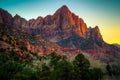 The Watchman at Sunset, Zion National Park, Utah
