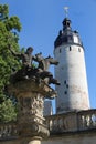 Watchman tower of Altenburg Castle in Altenburg, Thuringia, Germany Royalty Free Stock Photo