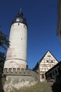 Watchman tower of Altenburg Castle in Altenburg, Thuringia, Germany Royalty Free Stock Photo