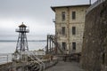 the watchtower of the Alcatraz prison