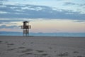 Watchtower on beach