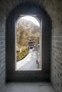 Watchtower door entrance at Great Wall of China