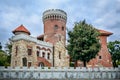 Watchtower and part of a garrison. Horizontal view of a restored