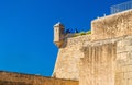 Watchtower of Santa Barbara Castle in Alicante, Spain Royalty Free Stock Photo