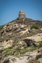 Watchtower in Tharros city in Sardinia Royalty Free Stock Photo