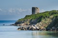 Watchtower in Tharros Royalty Free Stock Photo
