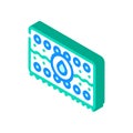 water absorption isometric icon vector illustration flat