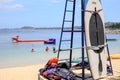 Water activity equipment at Canyon Cove Resort in B