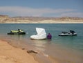 Water activity at a popular vacation destination in the desert