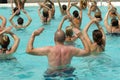 Water aerobic Royalty Free Stock Photo