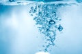 water air bubbles background Royalty Free Stock Photo