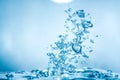 Water air bubbles background Royalty Free Stock Photo