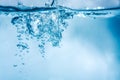 Water air bubbles background Royalty Free Stock Photo