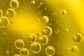 Water, air and oil mixed for a bubbly effect Royalty Free Stock Photo