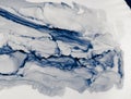 Water Alcohol Ink Design. Ink Wash Painting. Cool Royalty Free Stock Photo