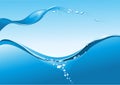 Water background. Royalty Free Stock Photo