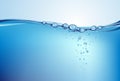 Water background, vector illustration Royalty Free Stock Photo