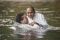 Evangelist water baptism in Bern