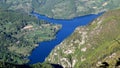 Water barrier dam, Perucac on river Drina, Serbia Royalty Free Stock Photo