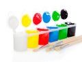 Water based paints Royalty Free Stock Photo
