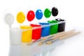 Water based paints Royalty Free Stock Photo