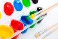 Water based paints Royalty Free Stock Photo