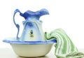 Water Basin and Towel Royalty Free Stock Photo