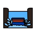 Water Boat Ride Icon Royalty Free Stock Photo