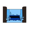 Water Boat Ride Icon Royalty Free Stock Photo