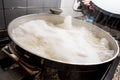 Water boiling for pasta Royalty Free Stock Photo