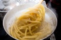 Water boiling for pasta Royalty Free Stock Photo