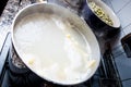 Water boiling for pasta Royalty Free Stock Photo