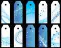 Water bookmarks set Royalty Free Stock Photo