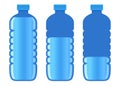 Water Bottle With Different Water Content Level Royalty Free Stock Photo
