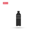 Water bottle icon vector design isolated 3 Royalty Free Stock Photo