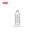 Water bottle icon vector design isolated 2