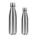 Water bottle. Stainless steel thermo flask. Mockup Royalty Free Stock Photo