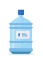 Water bottle vector cartoon illustration Royalty Free Stock Photo