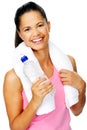 Water bottle woman