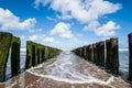 Water breakers on the Dutch Coast