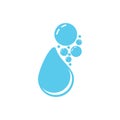 Water bubble icon design template isolated vector image Royalty Free Stock Photo