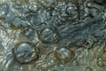 Water bubbles form abstract patterns and tectures 16 Royalty Free Stock Photo