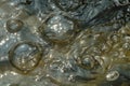 Water bubbles form abstract patterns and tectures 11 Royalty Free Stock Photo