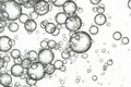 Sparkling water bubbles Royalty Free Stock Photo