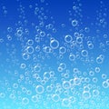 Water bubbles pattern .