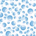Water bubbles seamless pattern Abstract geometrical circle wallpaper Royalty Free Stock Photo