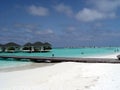 Water bungalow in paradise island, maldives